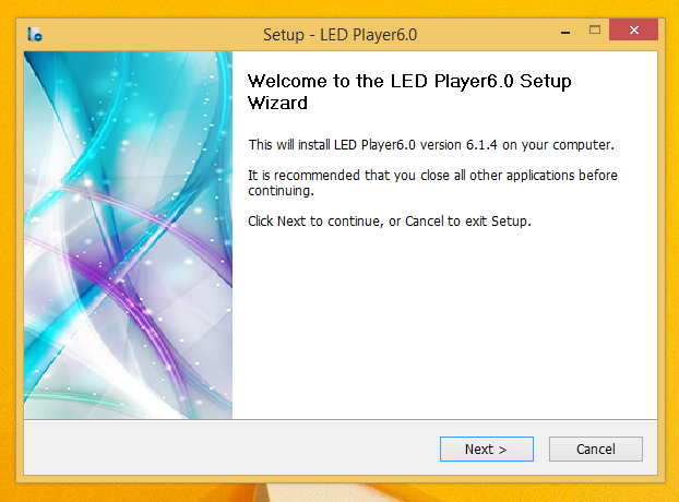 Phần mềm LED Player 6.0